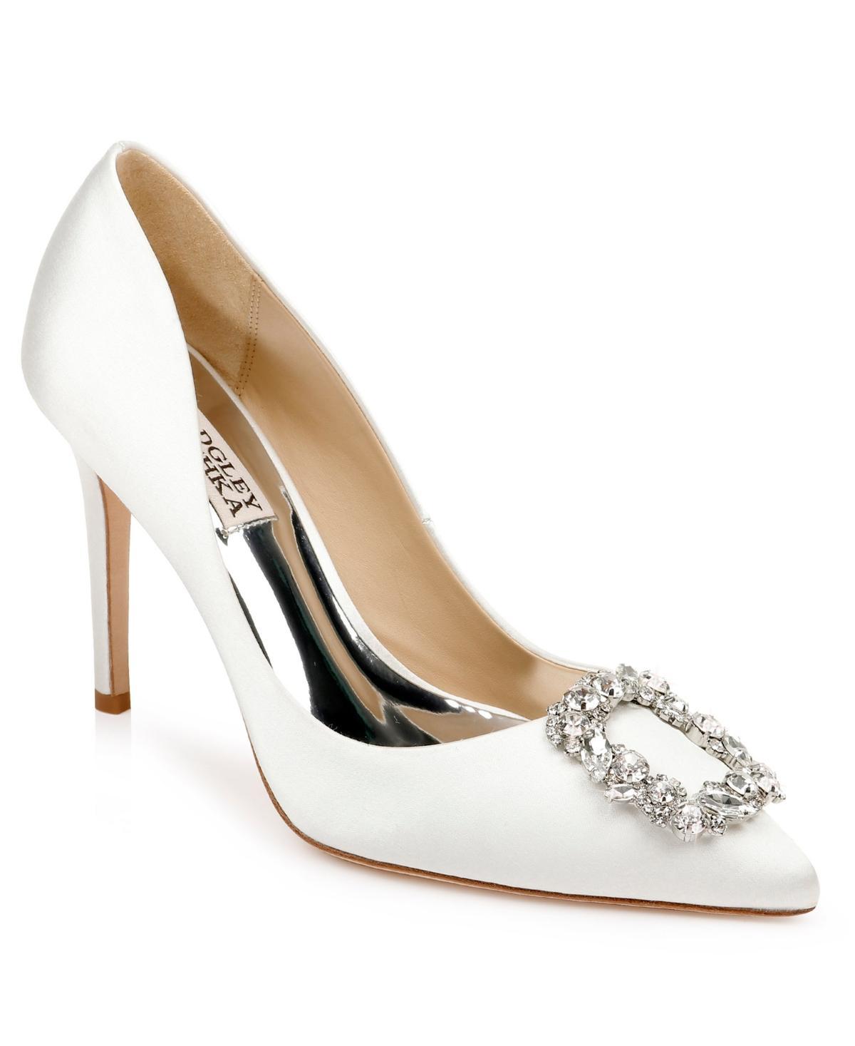 Badgley Mischka Womens Cher Crystal Buckle Pumps Product Image