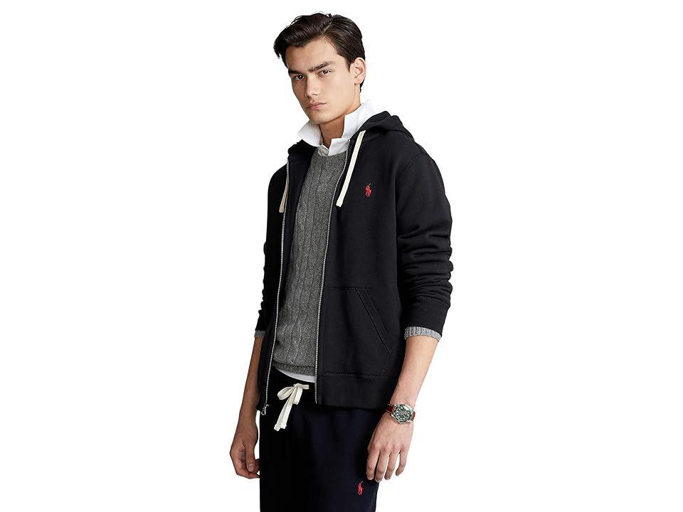 Polo Ralph Lauren Fleece Full-Zip Hoodie in Polo Black - Black. Size M (also in L, S, XL/1X). Product Image