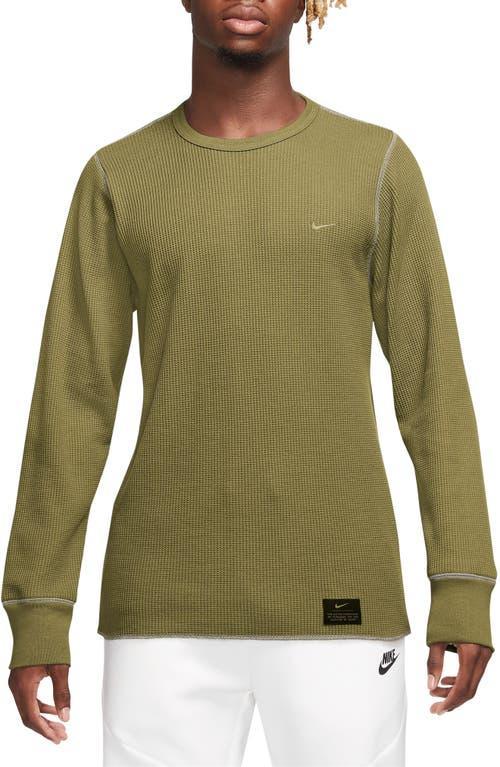 Nike Men's Life Long-Sleeve Heavyweight Waffle Top Product Image