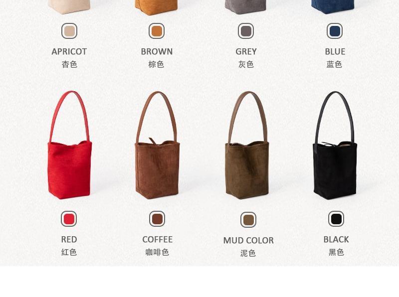 Faux Suede Bucket Bag product image