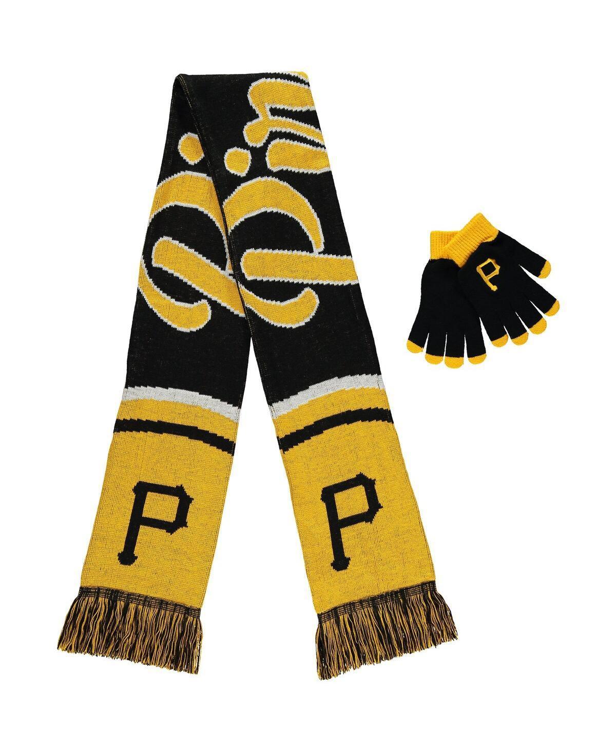 Womens Pittsburgh Pirates Glove and Scarf Set Product Image