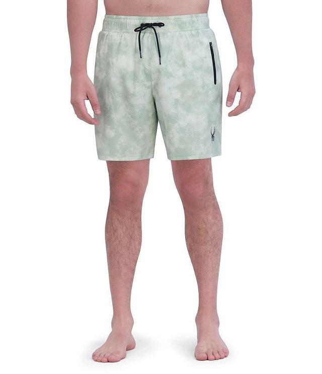 Spyder Luke Print 7#double; Inseam Volley Swim Trunks Product Image