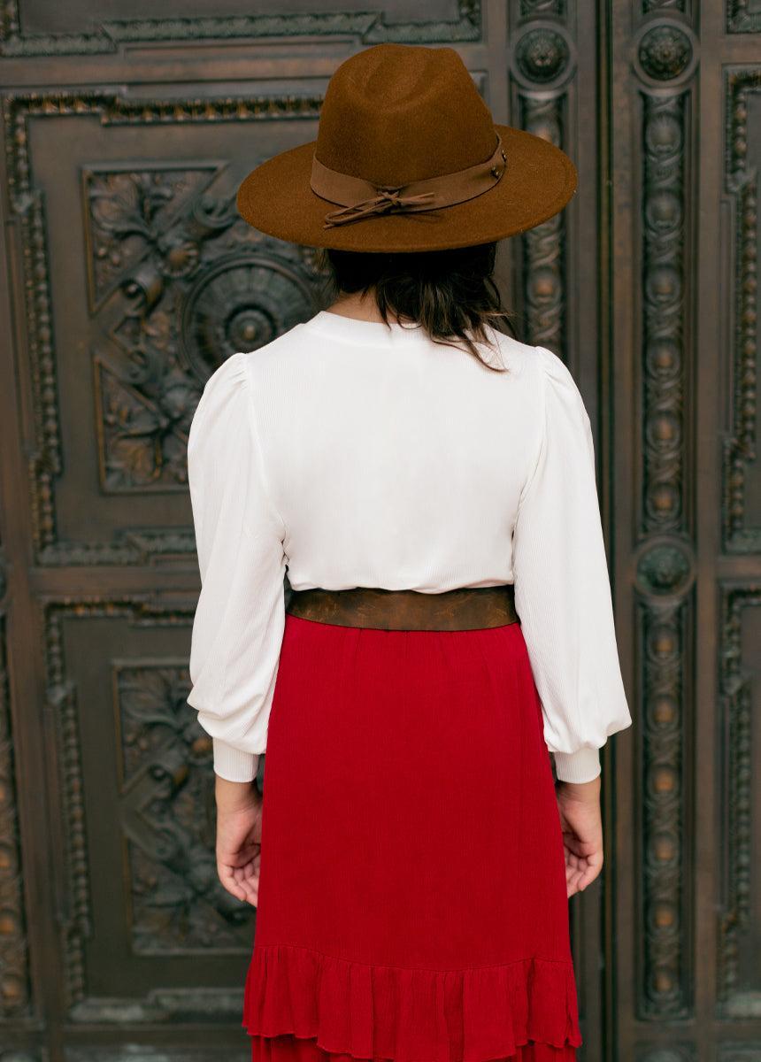 Alizee Skirt in Scarlet Product Image