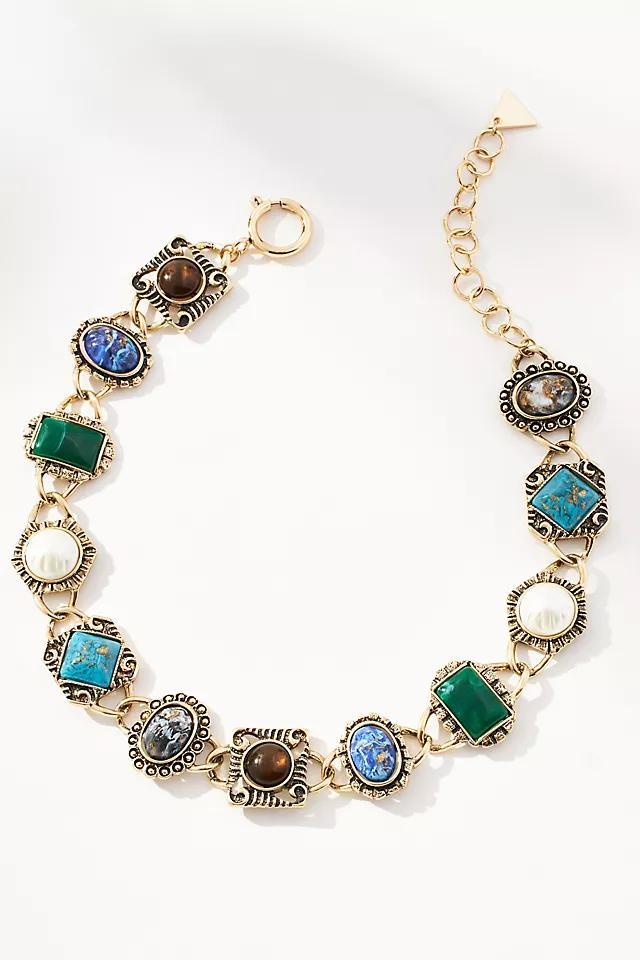 Multi Stone Collar Necklace Product Image