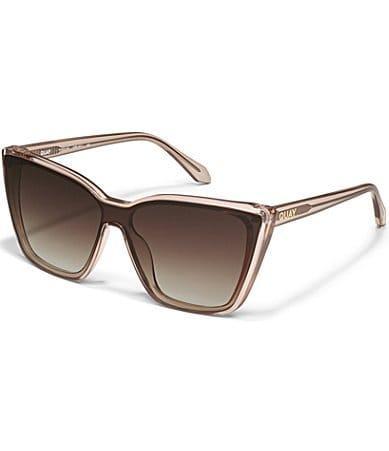 Quay Australia Womens Confidential Transparent Cat Eye Sunglasses Product Image