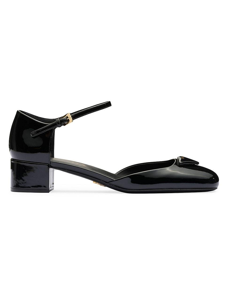 Womens Open-Sided Patent Leather Pumps product image