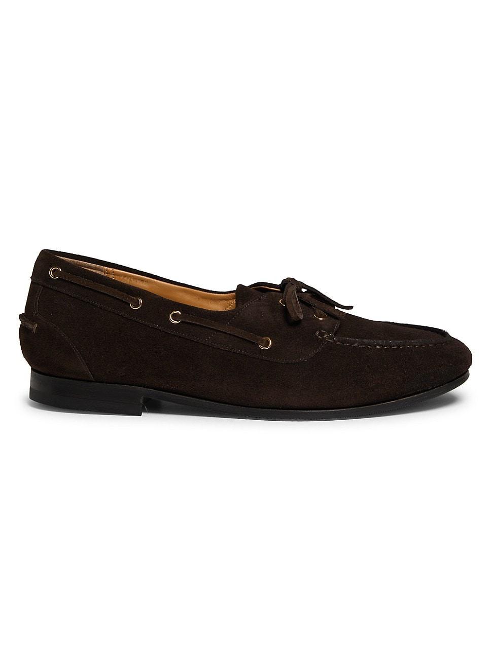 Mens Swiss Leather Boat Shoes Product Image