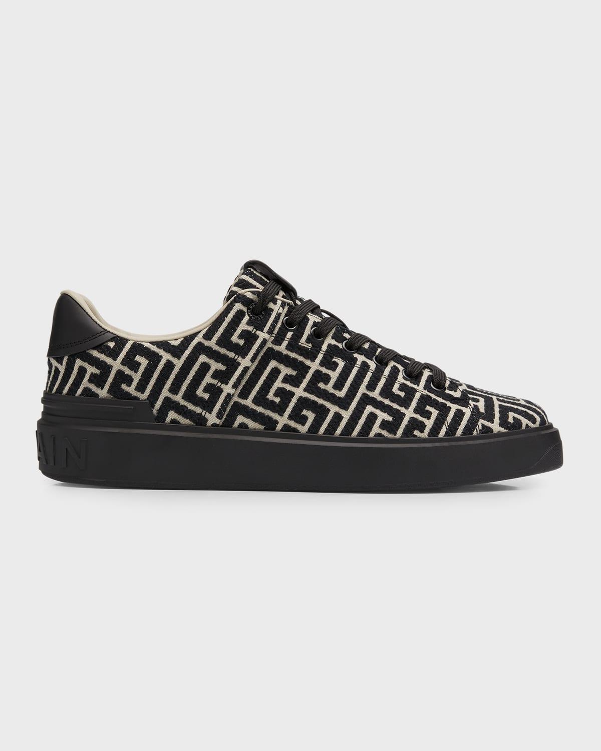 Balmain B-Court Monogram Low Top Sneaker Product Image