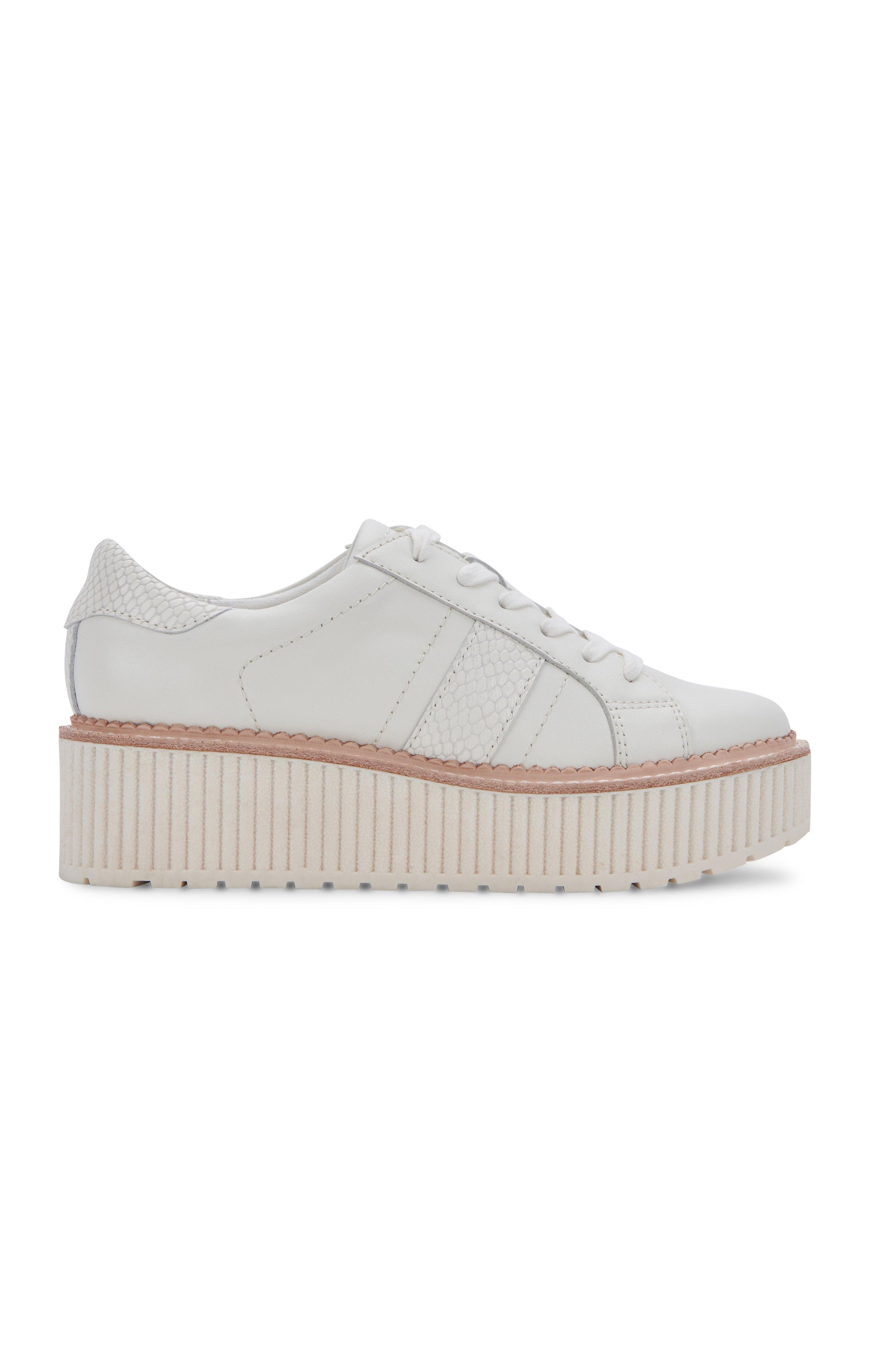 Dolce Vita Tiger Platform Sneakers ~ White Product Image