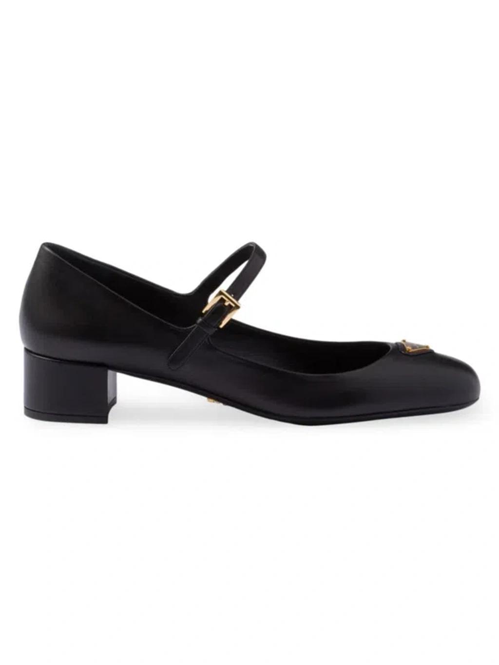 Womens Nappa Leather Mary Jane Pumps product image