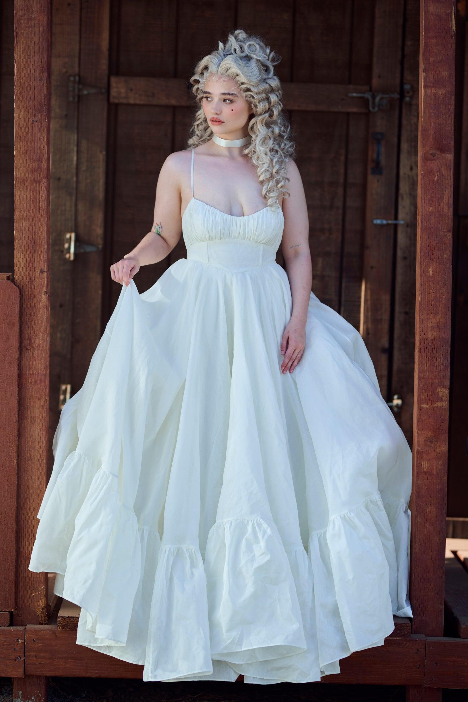 The Ivory Organdy Destination Gown Product Image