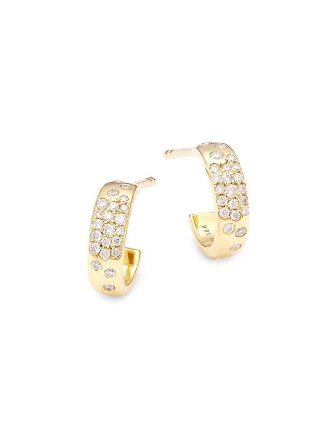 Ippolita Stardust Diamond Mini Huggie Hoop Earrings Product Image