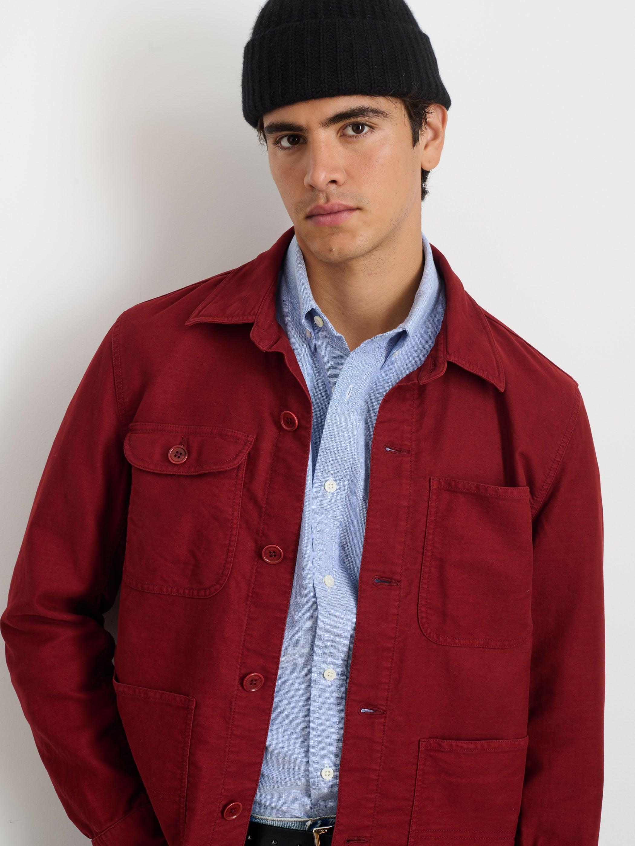 Work Jacket In Chamois Male Product Image