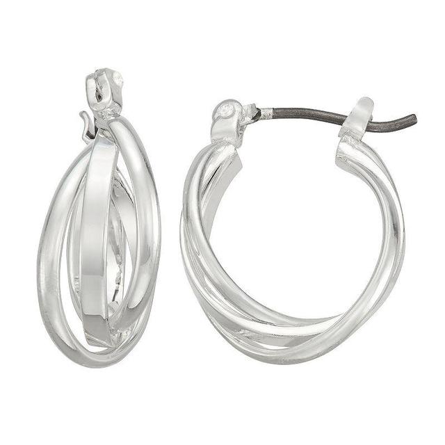 Napier Triple Twist Hoop Earrings Product Image