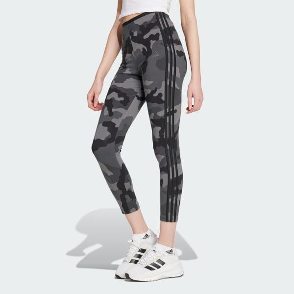 Essentials 3-Stripes Camo Print 7/8 Length Leggings Product Image