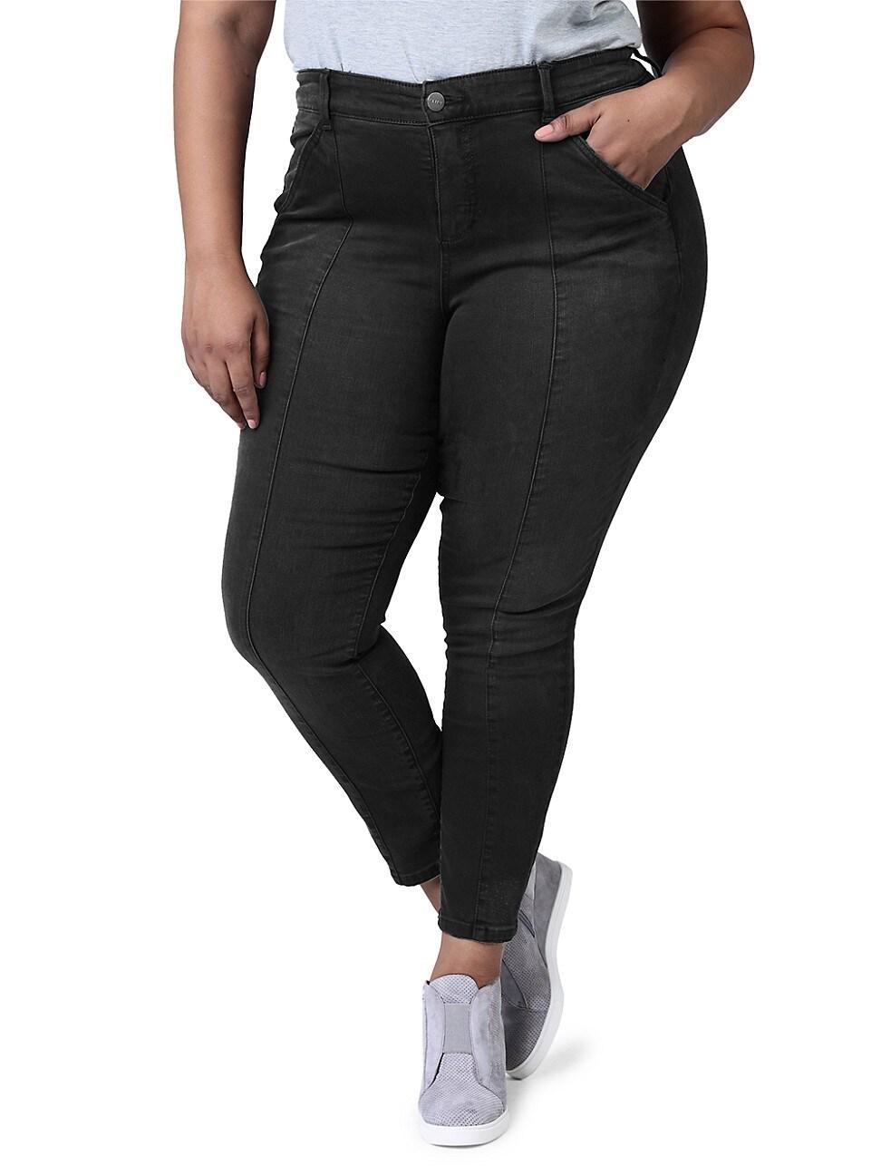 Womens High-Rise Ankle Jeans Product Image