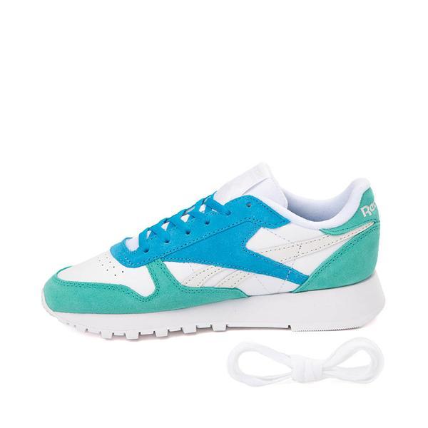 Womens Reebok Classic Leather Athletic Shoe Unleashed Green Product Image