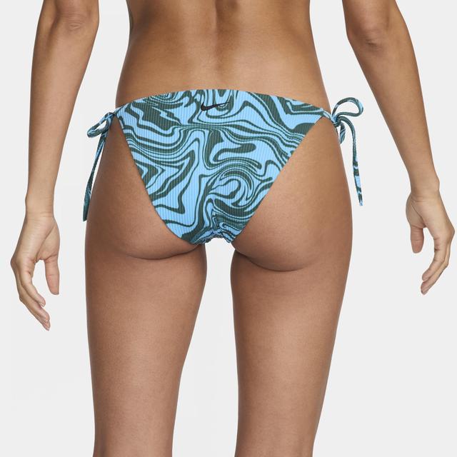 Nike Women's Swim Swirl String Bikini Bottom Product Image