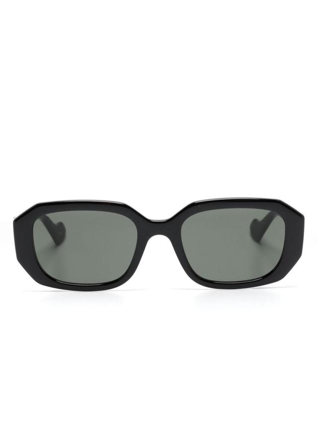 Gg Sonnenbrille Mit Geometrischem Gestell In Black Product Image