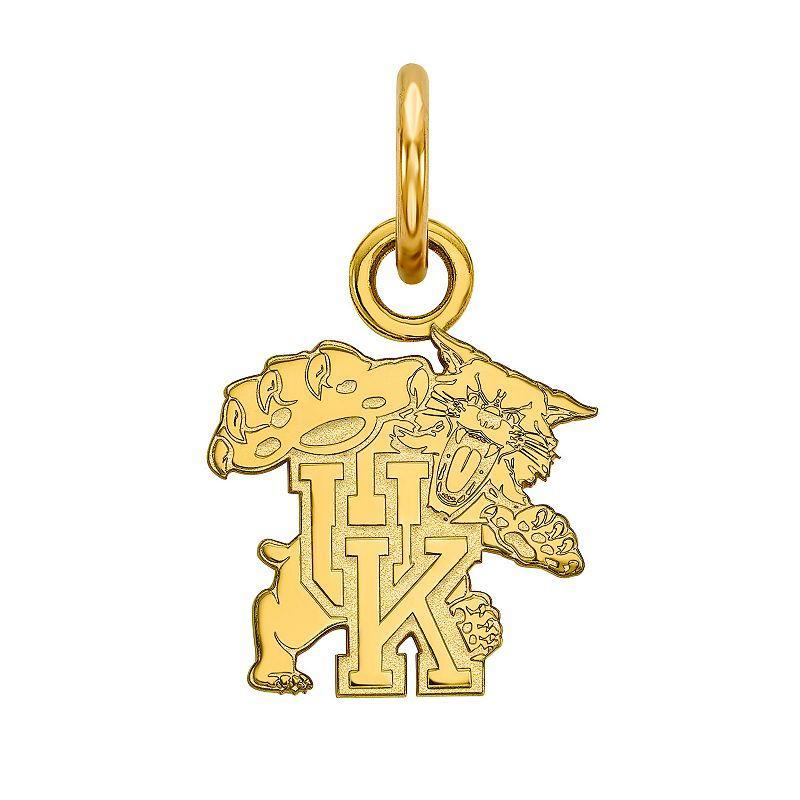 LogoArt 14k Gold over Silver Kentucky Wildcats Pendant Necklace, Womens Gold Tone Product Image