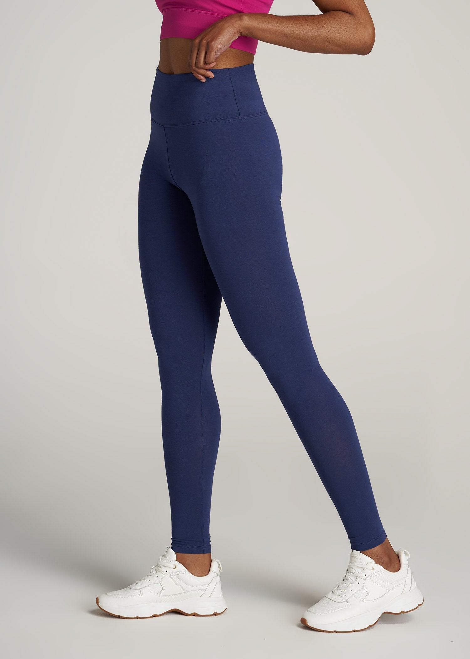 Women's Tall Cotton Leggings in Midnight Blue Female Product Image