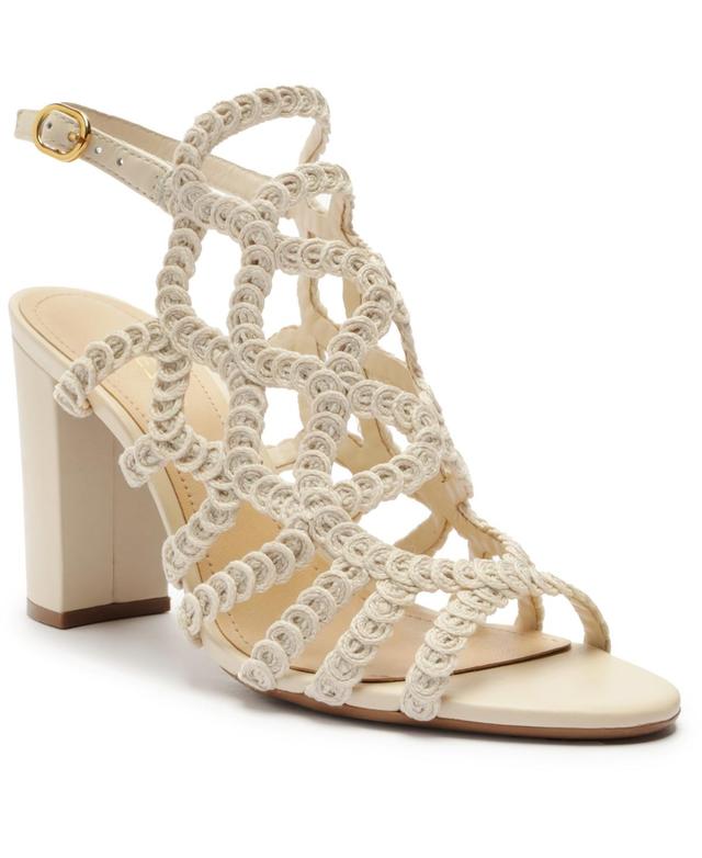 Arezzo Womens Brittany High Block Sandals Product Image