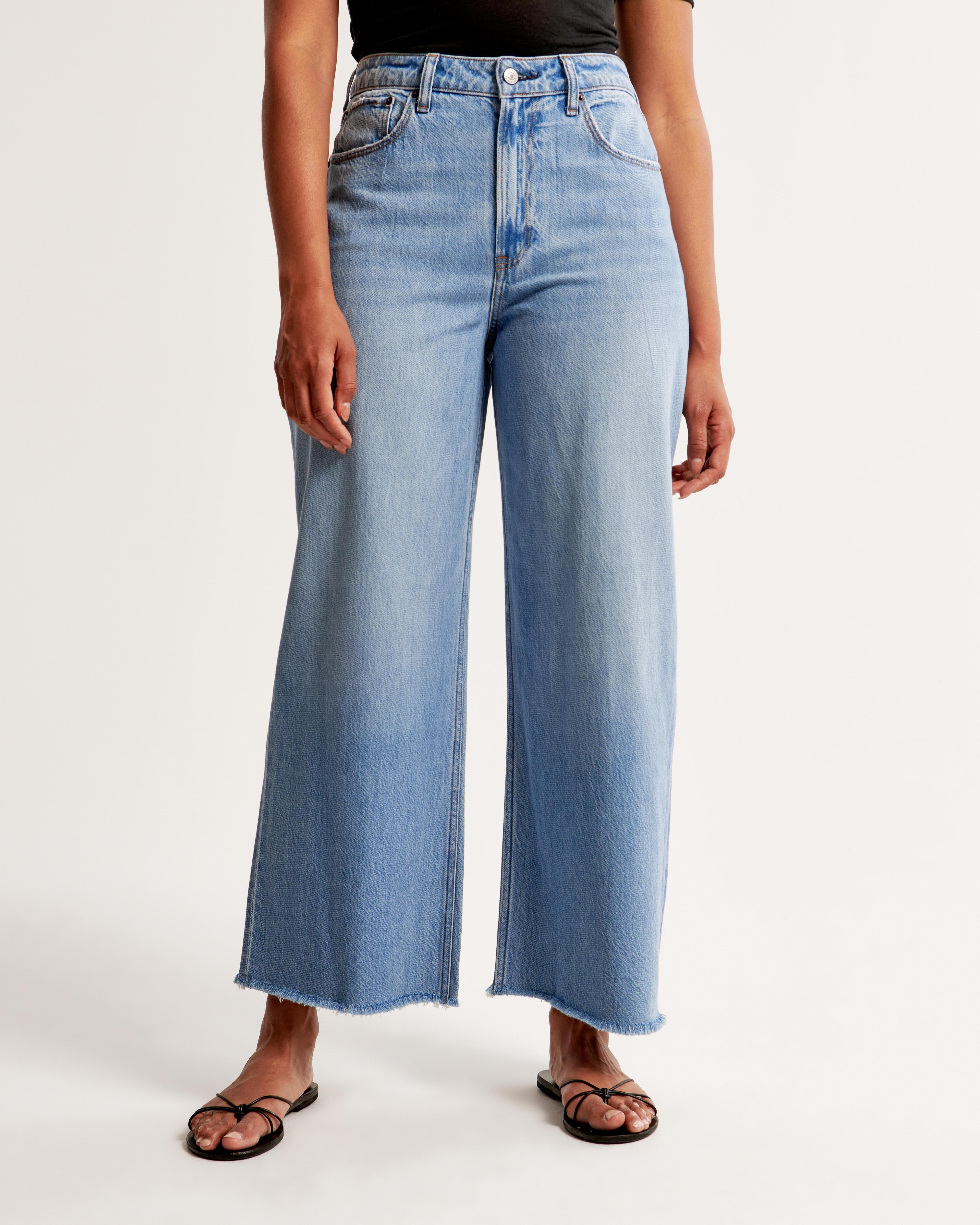 Curve Love High Rise Cropped Wide Leg Jean Product Image