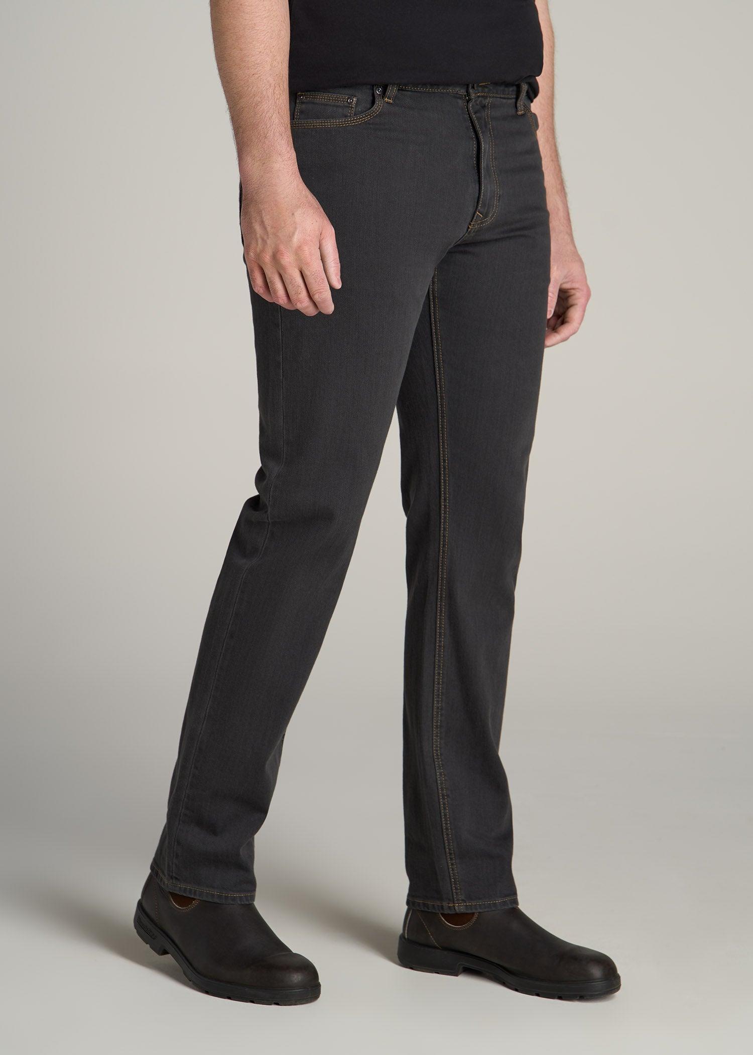 LJ&S STRAIGHT LEG Jeans for Tall Men in Vintage Black Male Product Image