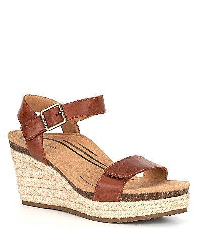 Aetrex Sydney Espadrille Platform Wedge Sandals Product Image