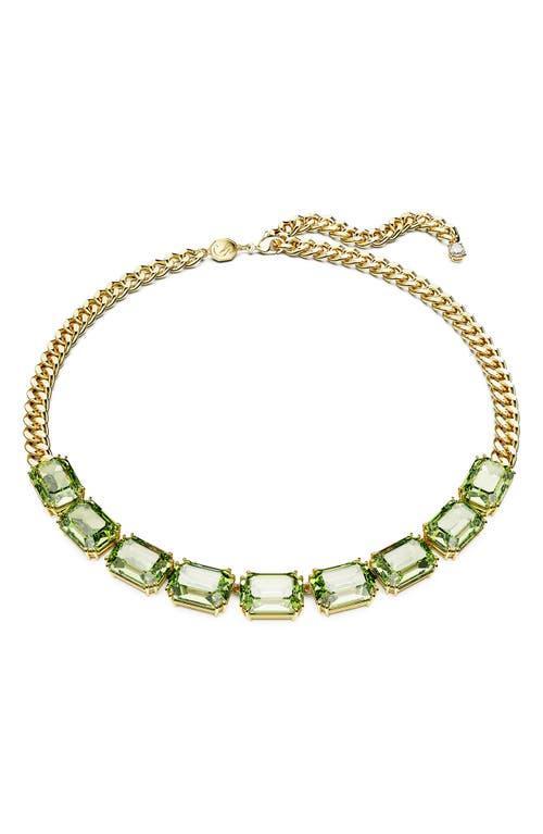 Womens Millenia Goldtone & Crystal Octagon-Cut Necklace Product Image