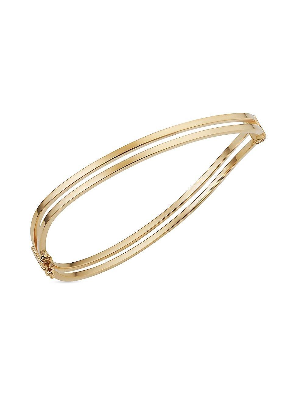 Womens 14K Yellow Gold The Hudson Bangle Product Image