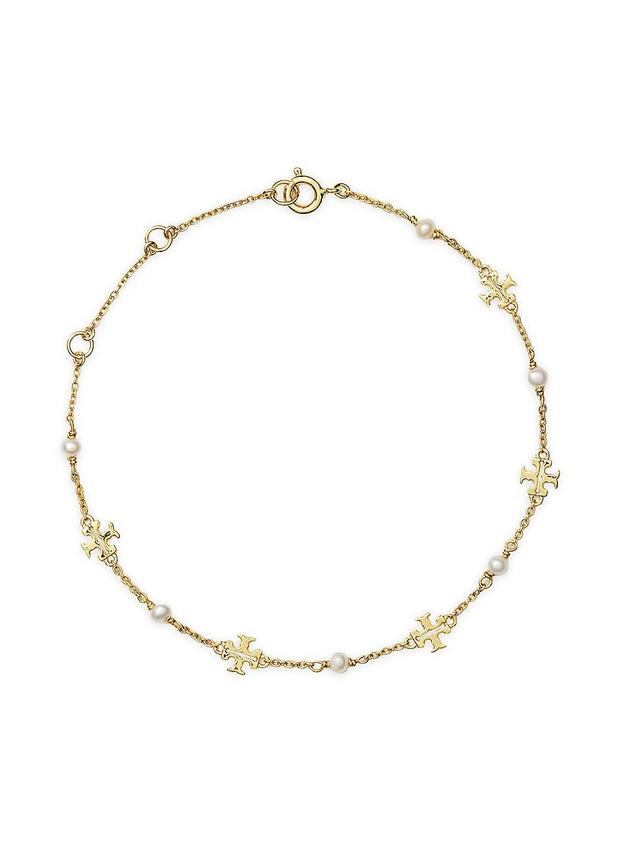 Tory Burch Kira Cultured Pearl Chain Bracelet Product Image