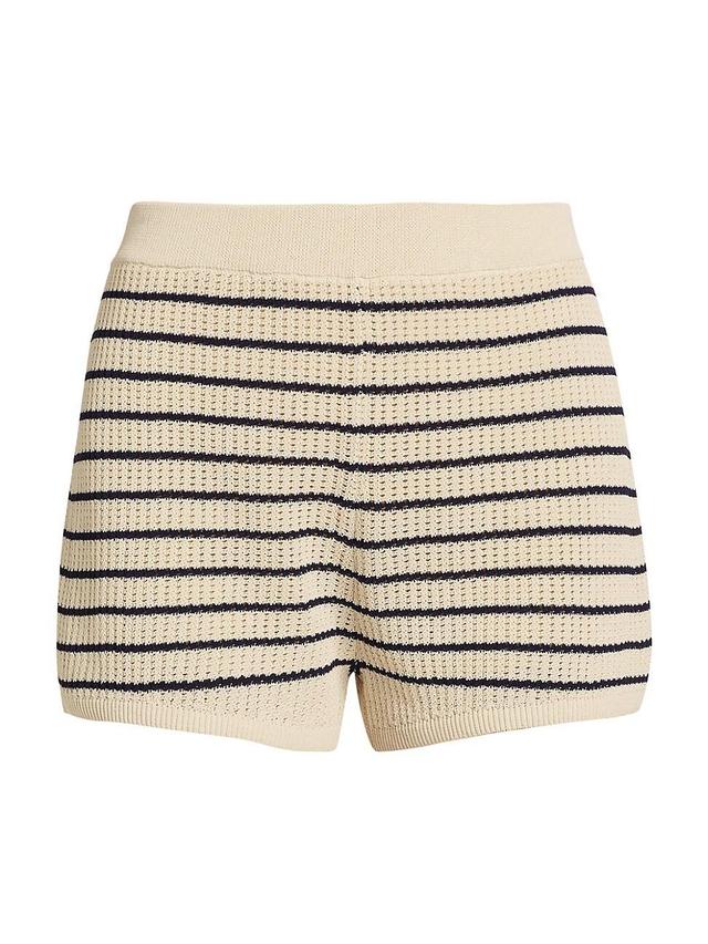 Womens Viola Striped Knit Shorts Product Image