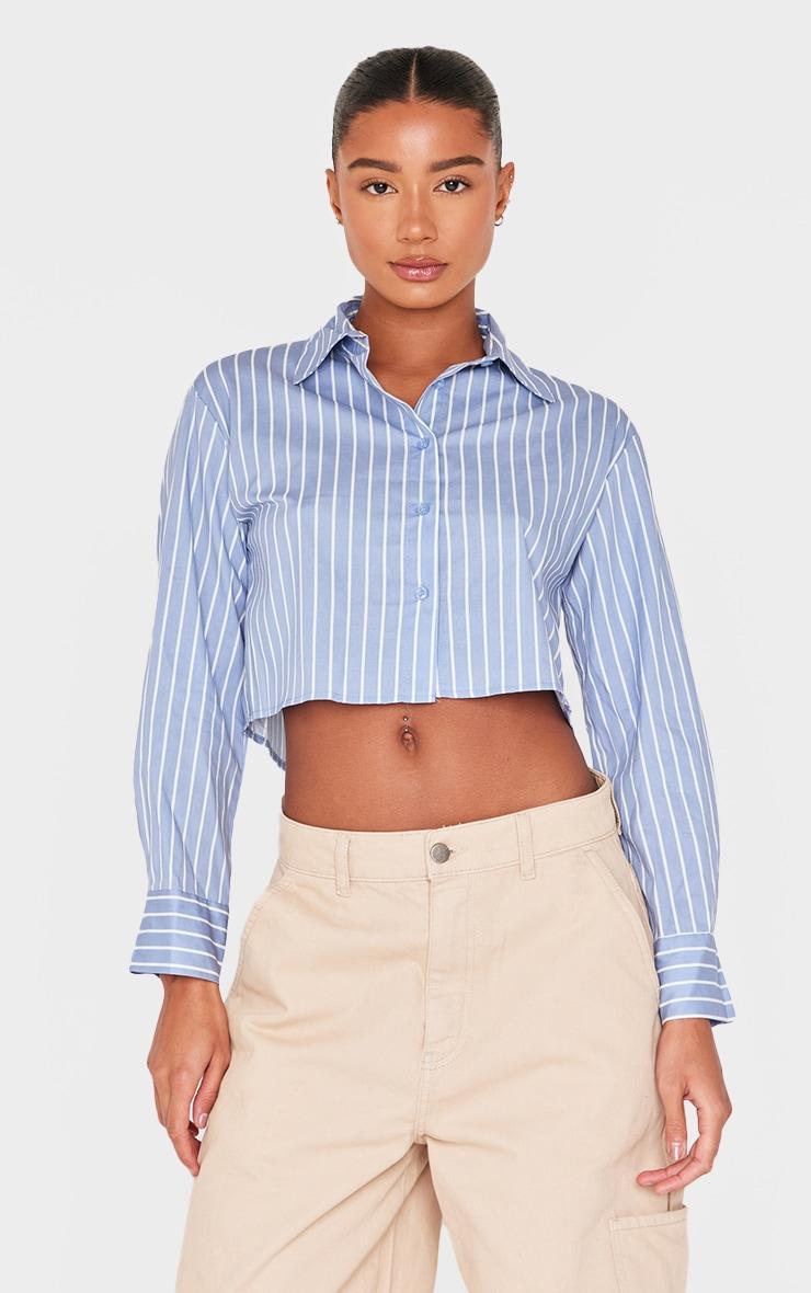 Blue Striped Deep Cuff Shirt product image