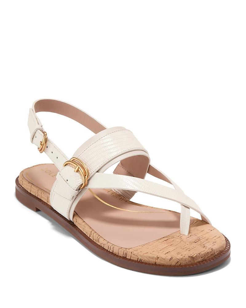 Cole Haan Womens Anica Lux Buckled Slingback Sandals Product Image