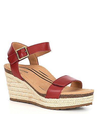 Aetrex Sydney Espadrille Platform Wedge Sandals Product Image