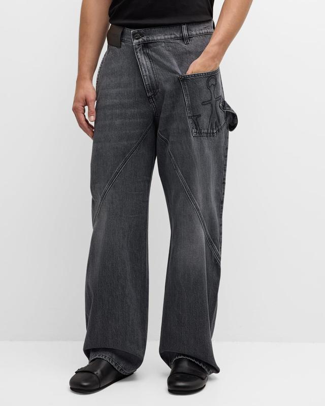 Mens Twisted Workwear Jeans Product Image