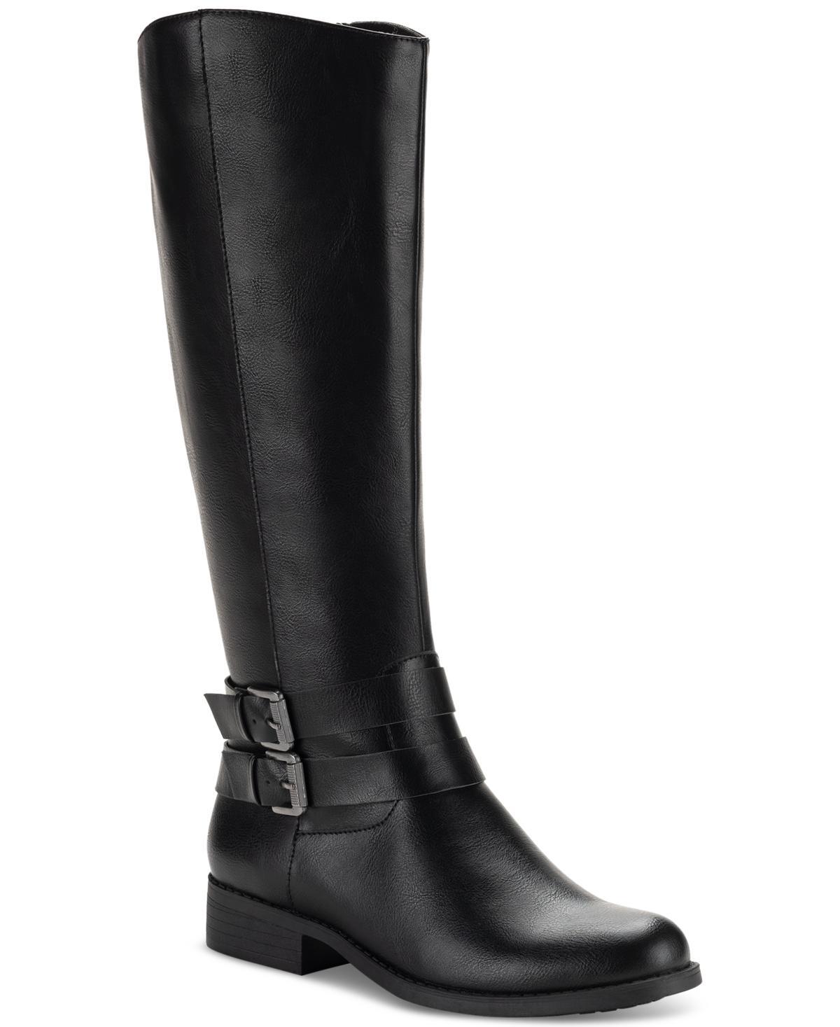 Style & Co Womens Maliaa Buckled Riding Boots, Created for Macys Womens Shoes Product Image