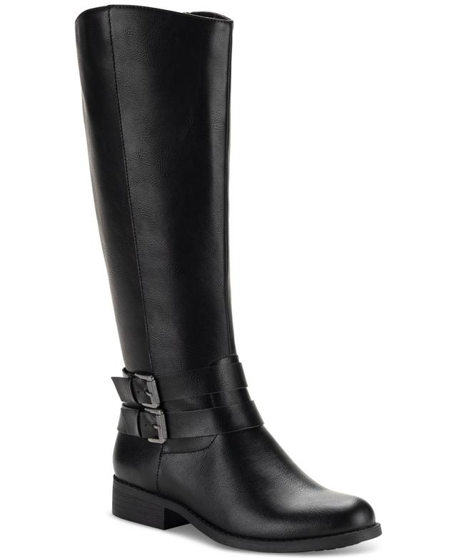 Style & Co Womens Maliaa Buckled Riding Boots, Created for Macys Product Image