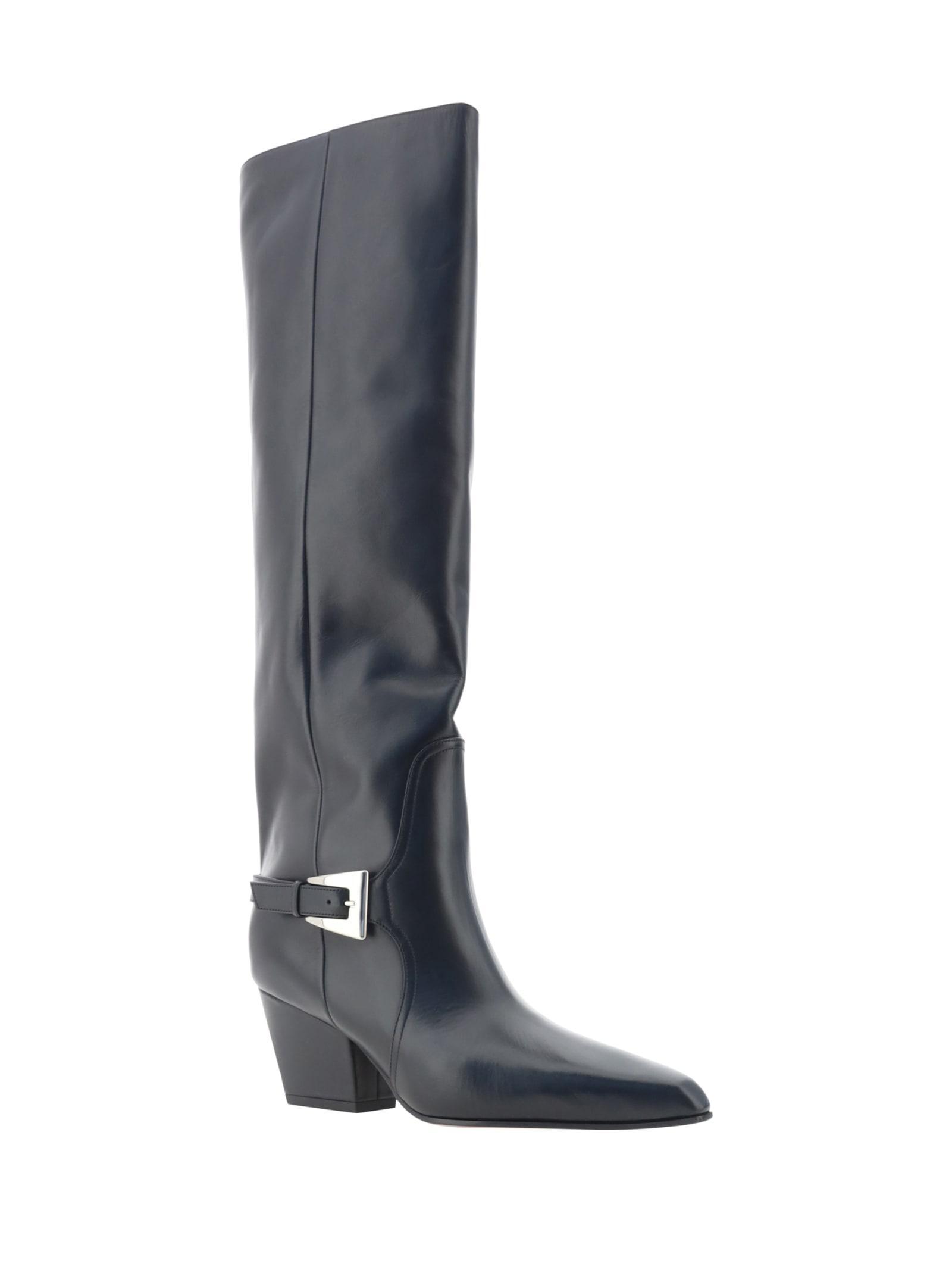 PARIS TEXAS Jane Buckle Boot 60 In Black Product Image