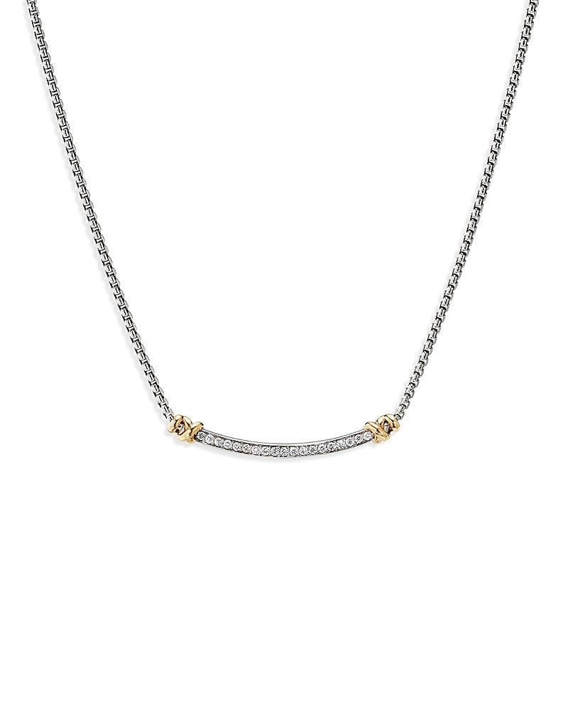 Womens Petite Helena Wrap Station Necklace with 18K Yellow Gold and Pav Diamonds Product Image