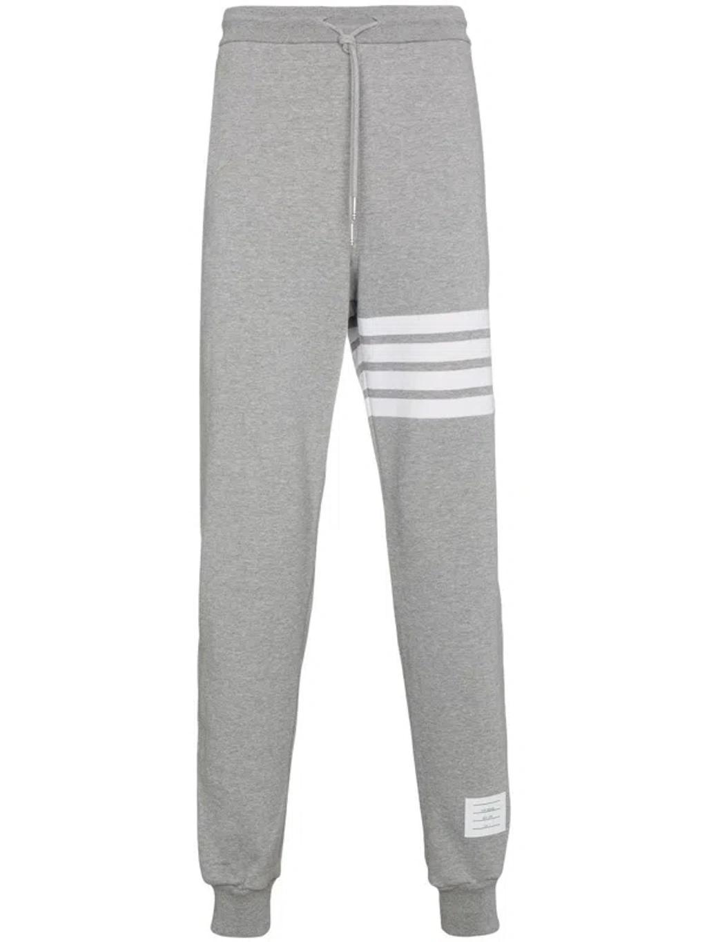 Sports Trousers With 4-stripe Detail In Grey Product Image