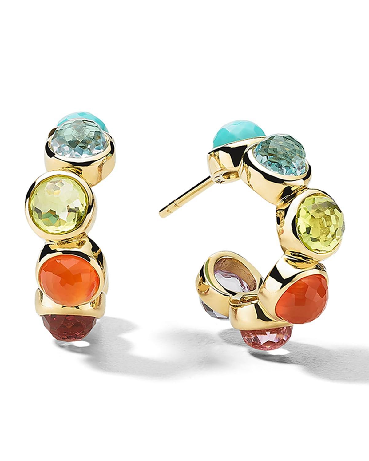 Ippolita Lollipop 18K Bubble Tiny Hoop Earrings Product Image