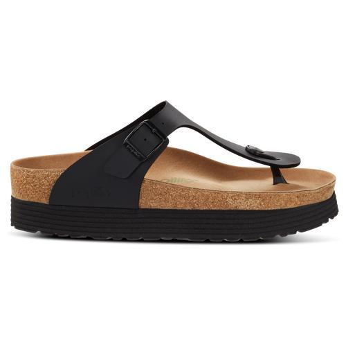 Birkenstock Womens Gizeh Platform - Shoes Black/Black Product Image