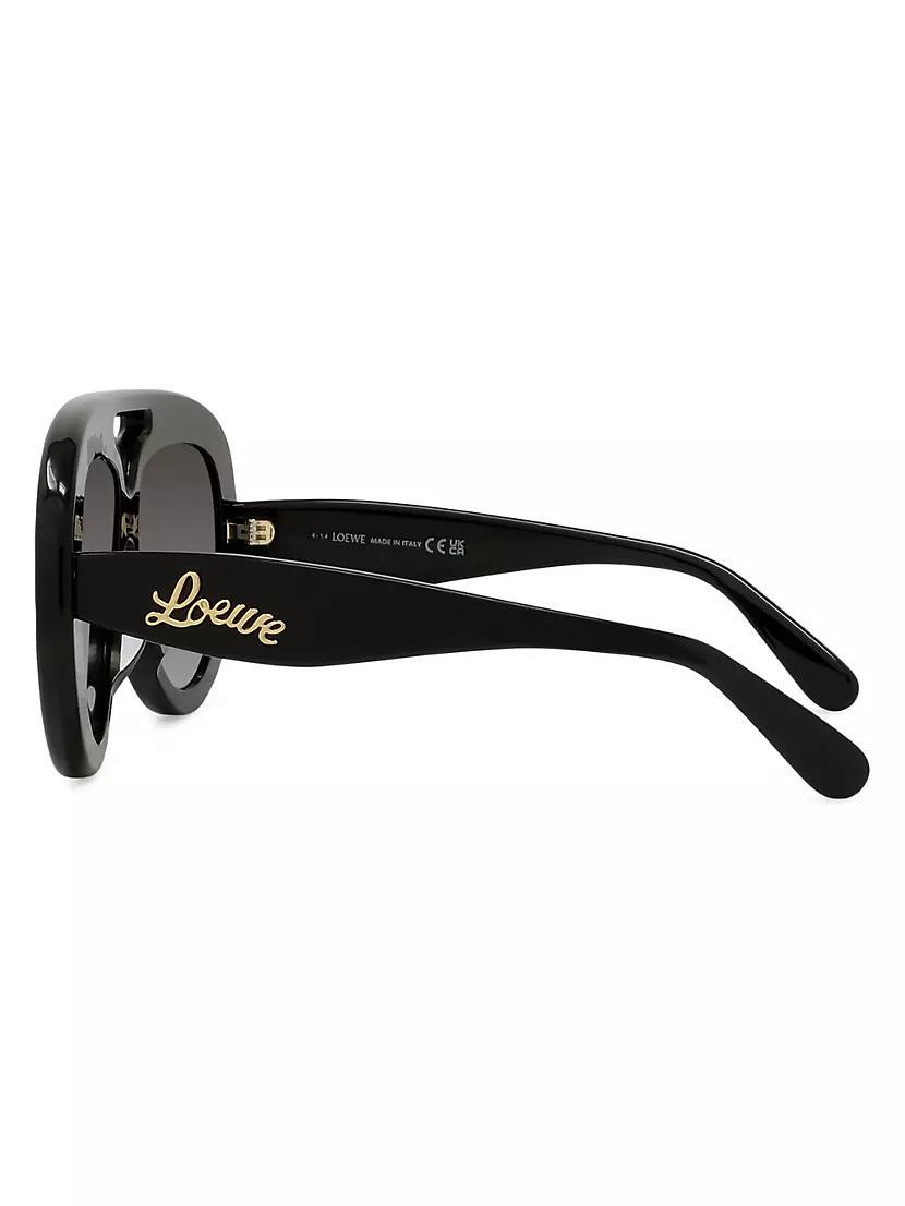 Curvy 55MM Pilot Sunglasses Product Image