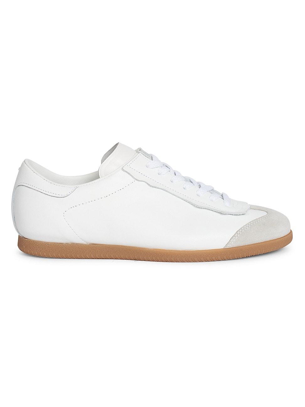 Womens Feather Light Leather & Suede Sneakers Product Image