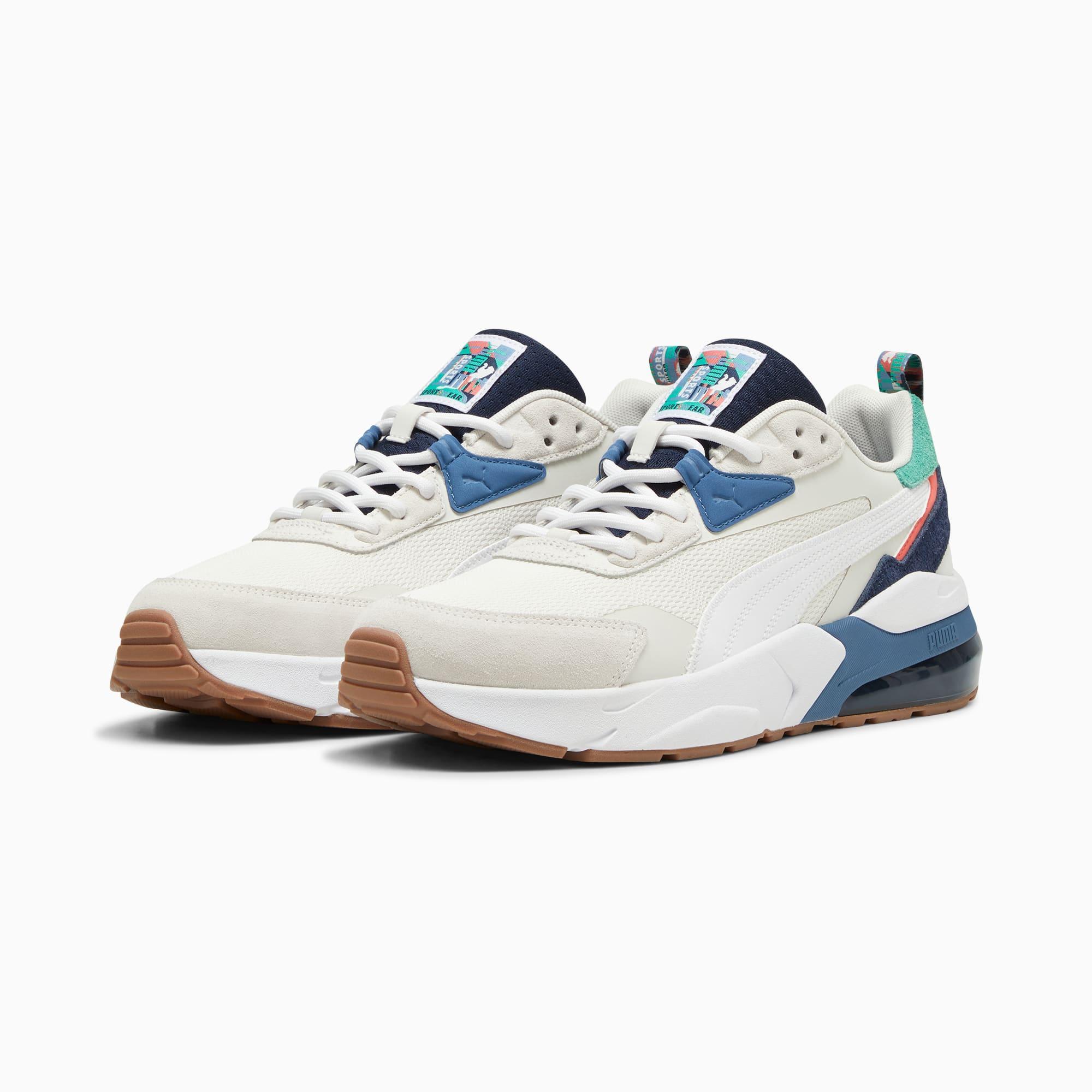 PUMA Vis2k SL Year Of Sports Men's Sneakers in Vapor Grey/White/Blue Horizon Product Image