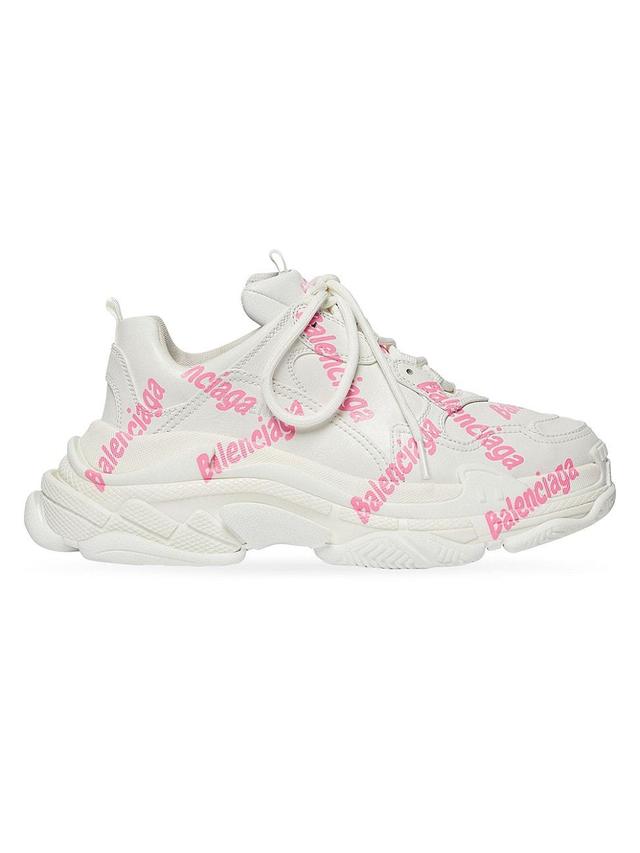 Womens Triple S Logotype Sneakers Product Image