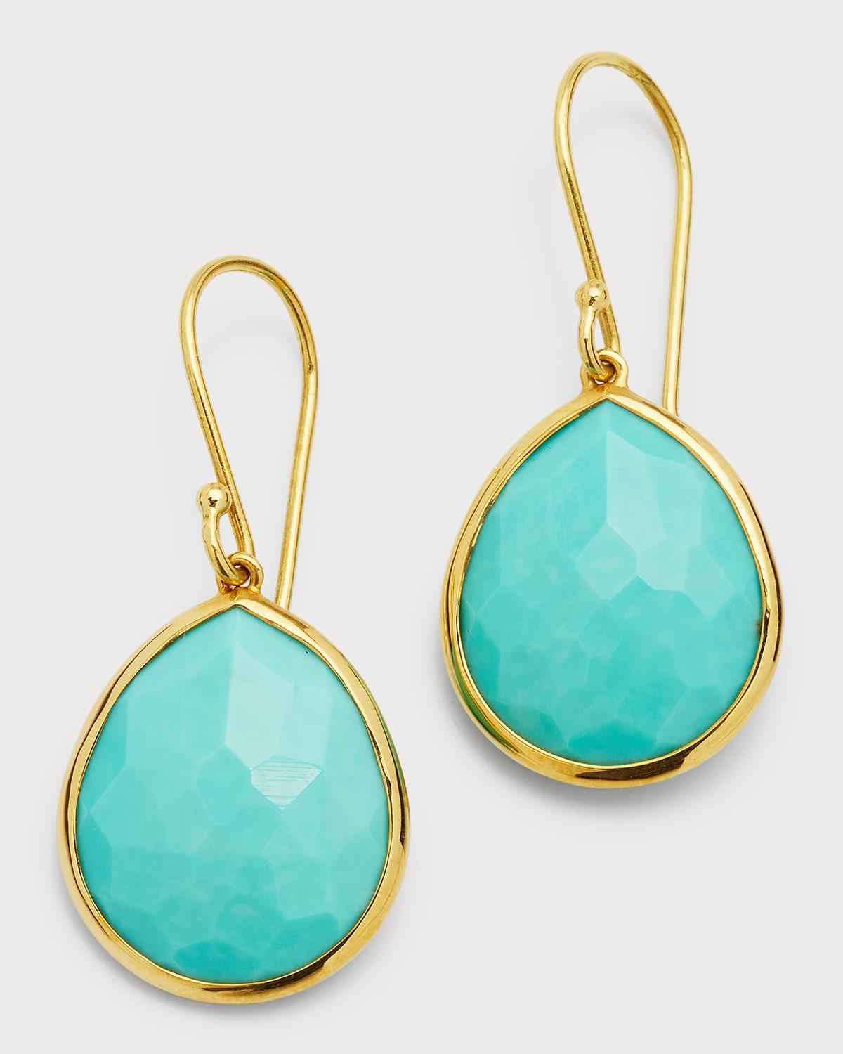 Small Teardrop Earrings in 18K Gold Product Image