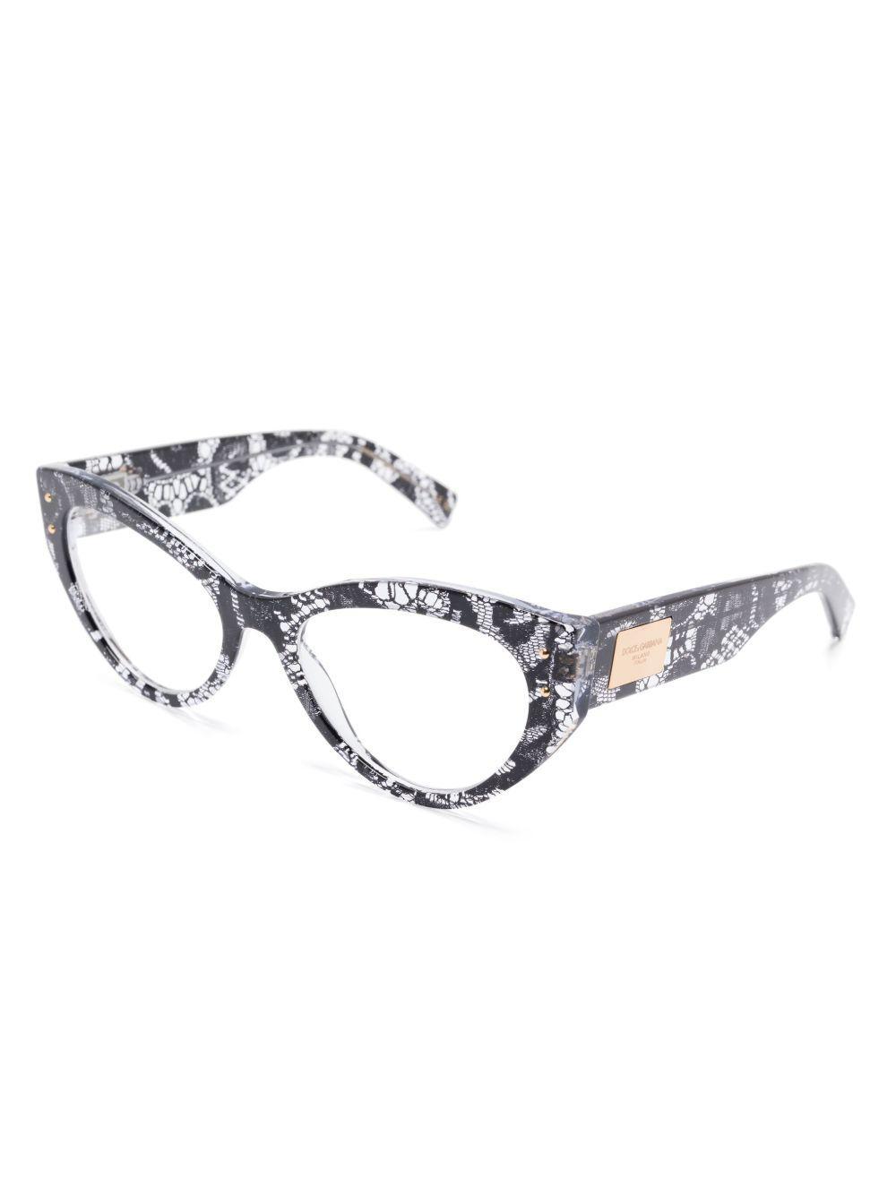 DOLCE & GABBANA Dg3403 Glasses In Black Product Image